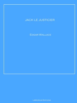 cover image of Jack le justicier